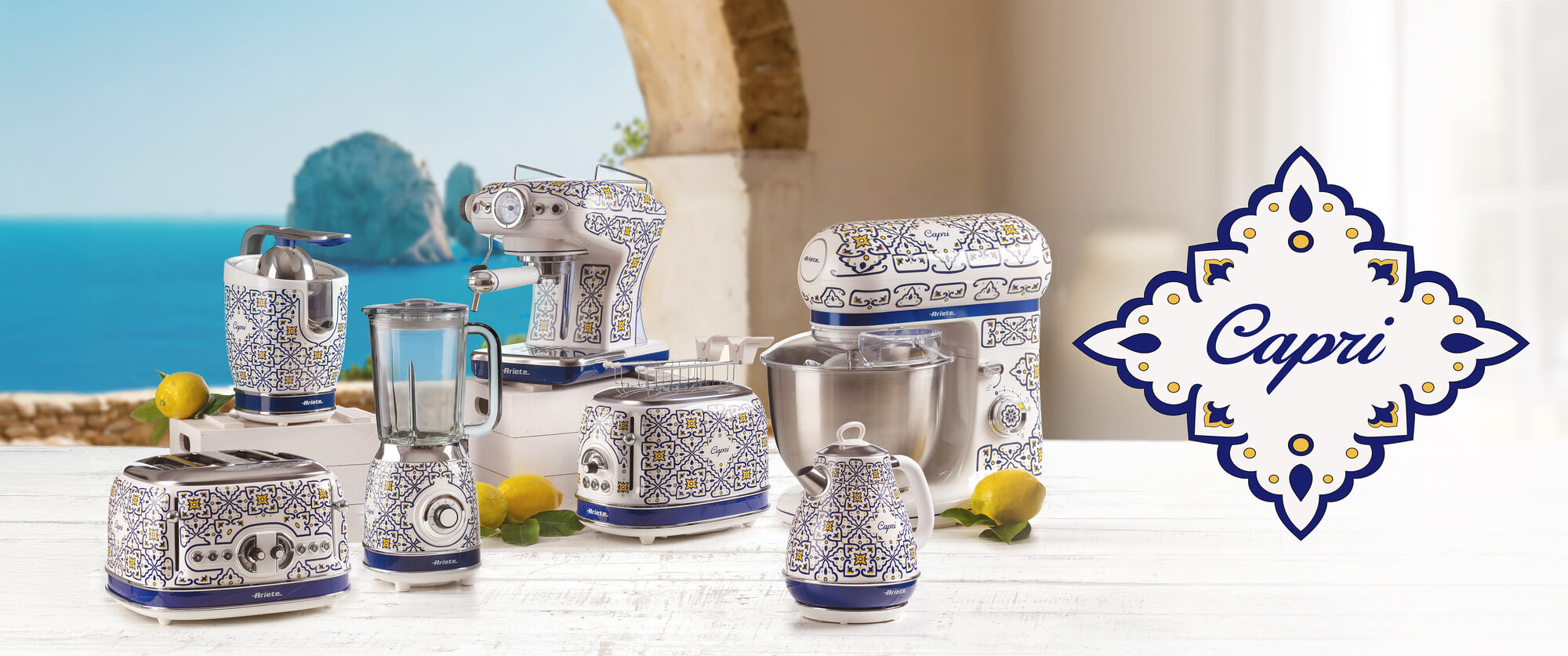 Ariete Capri Collection Mediterranean Inspired Kitchen Appliances