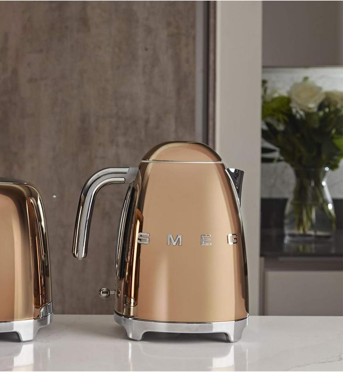 SMEG 1.7L Kettle Copper / Rose Gold Retro 50's