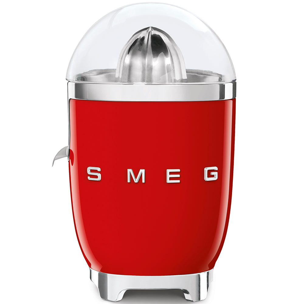 SMEG 1.7L Kettle Red Retro 50's + 4-Slice Toaster + Citrus Juicer
