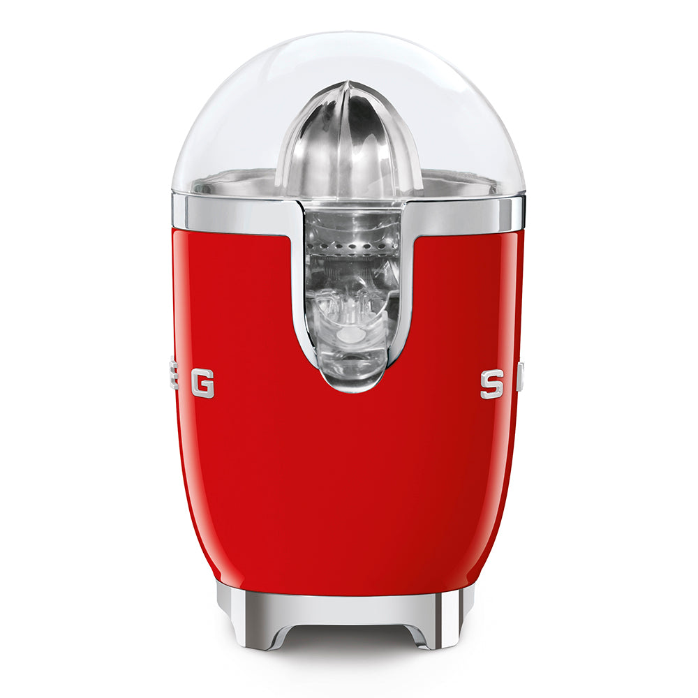 SMEG 1.7L Kettle Red Retro 50's + 4-Slice Toaster + Citrus Juicer