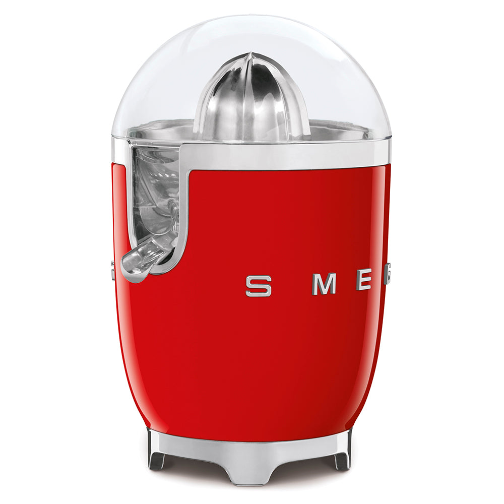 SMEG 1.7L Kettle Red Retro 50's + 4-Slice Toaster + Citrus Juicer