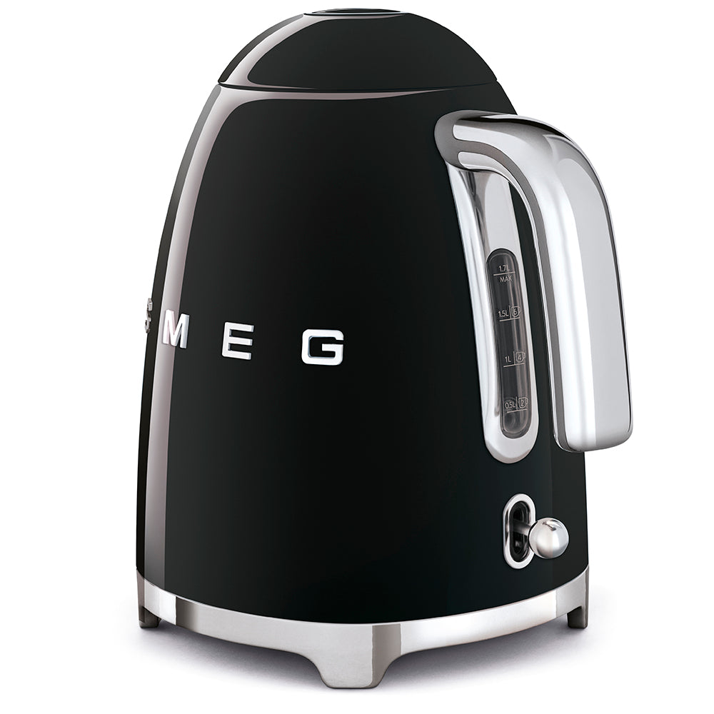 SMEG 1.7L Kettle Black Retro 50's