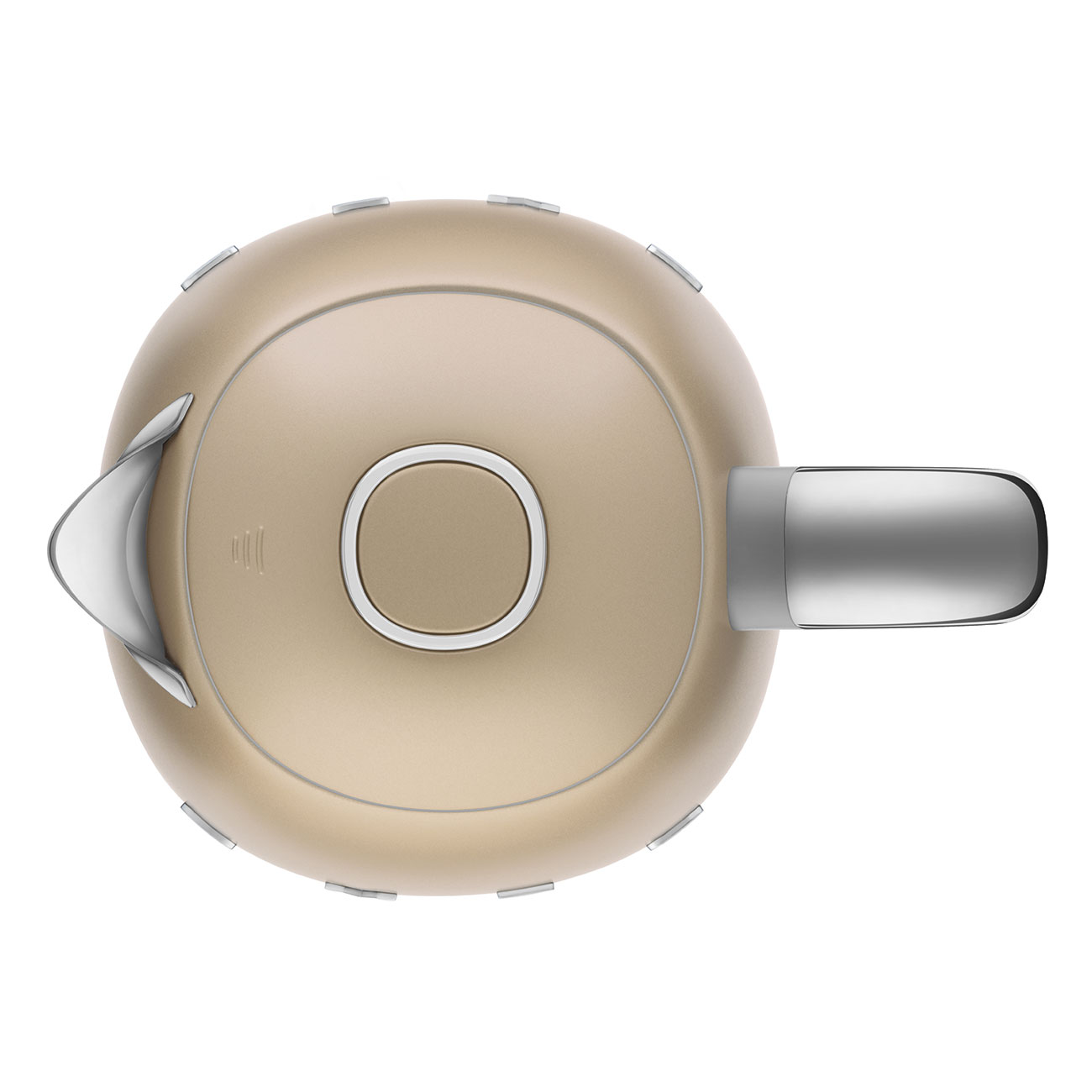 SMEG 1.7L Kettle Champagne Matte Retro 50's