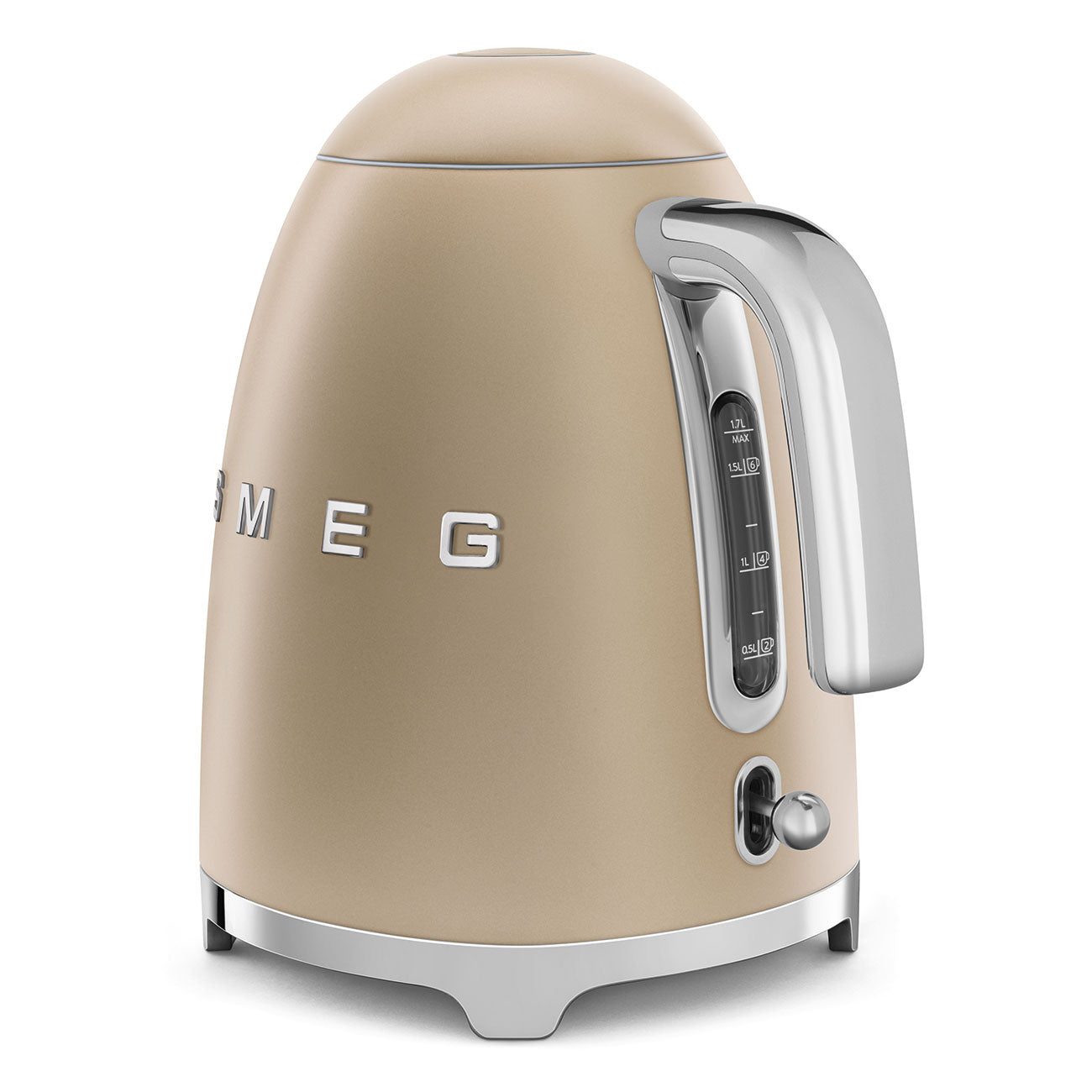 SMEG 1.7L Kettle Champagne Matte Retro 50's