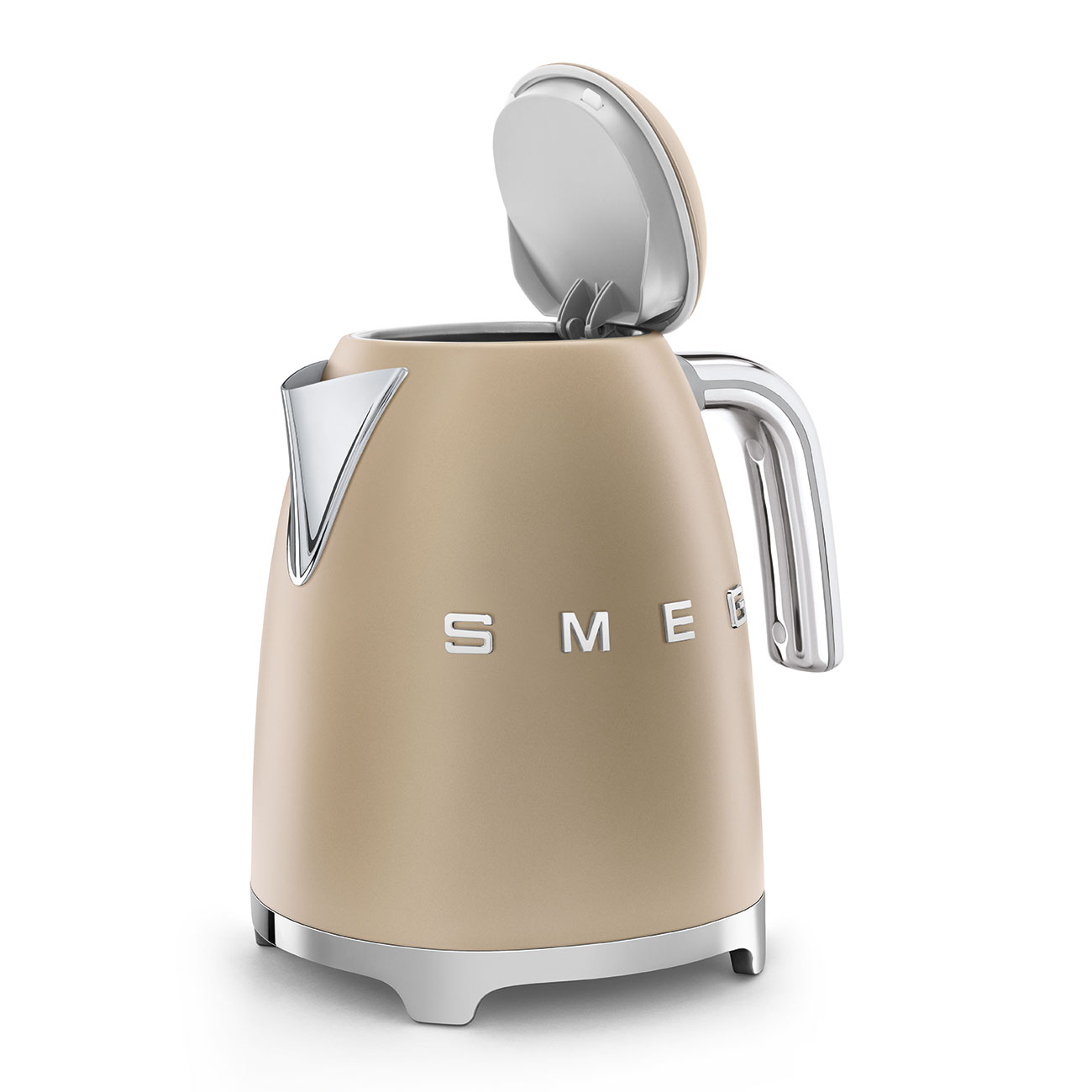 SMEG 1.7L Kettle Champagne Matte Retro 50's