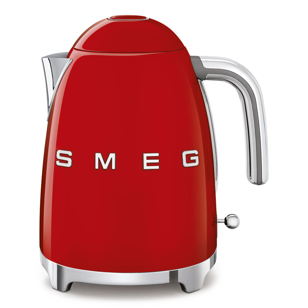 SMEG 1.7L Kettle Red Retro 50's + 4-Slice Toaster Red Retro 50's