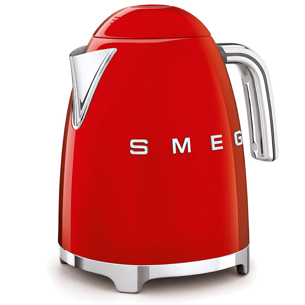 SMEG 1.7L Kettle Red Retro 50's + 4-Slice Toaster + Citrus Juicer