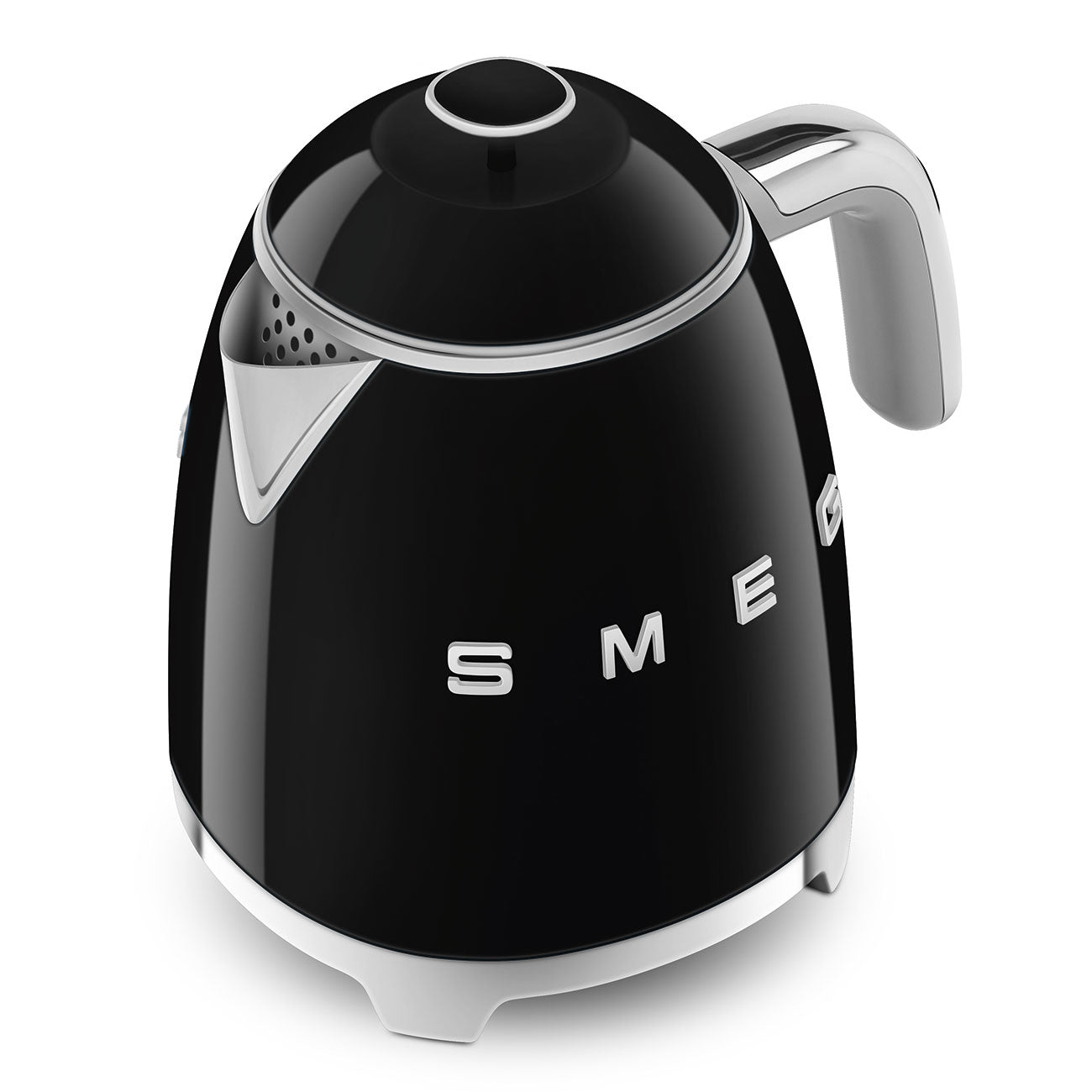 SMEG 0.8L Mini Kettle Black Retro 50's