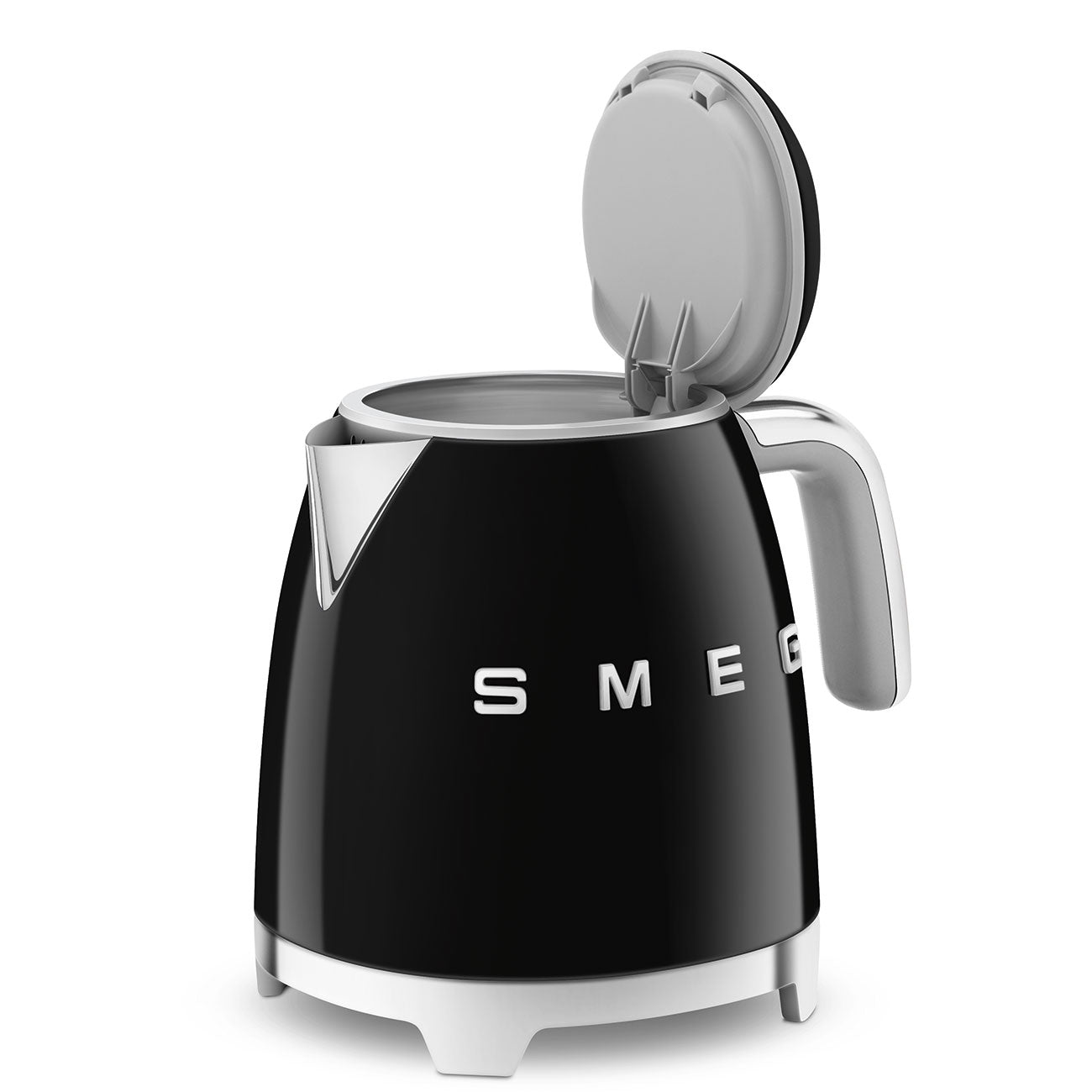 SMEG 0.8L Mini Kettle Black Retro 50's