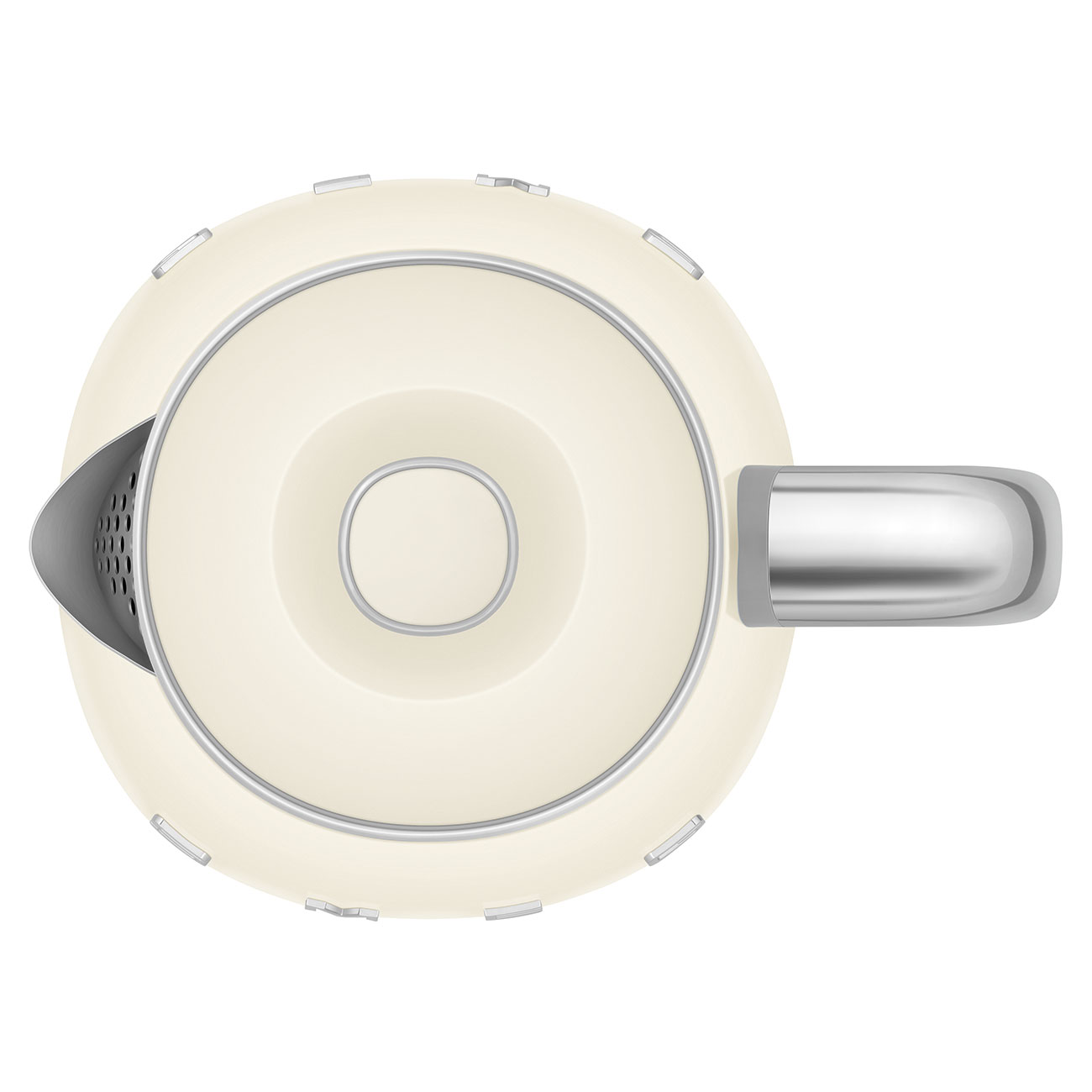 SMEG 0.8L Mini Kettle Cream Retro 50's