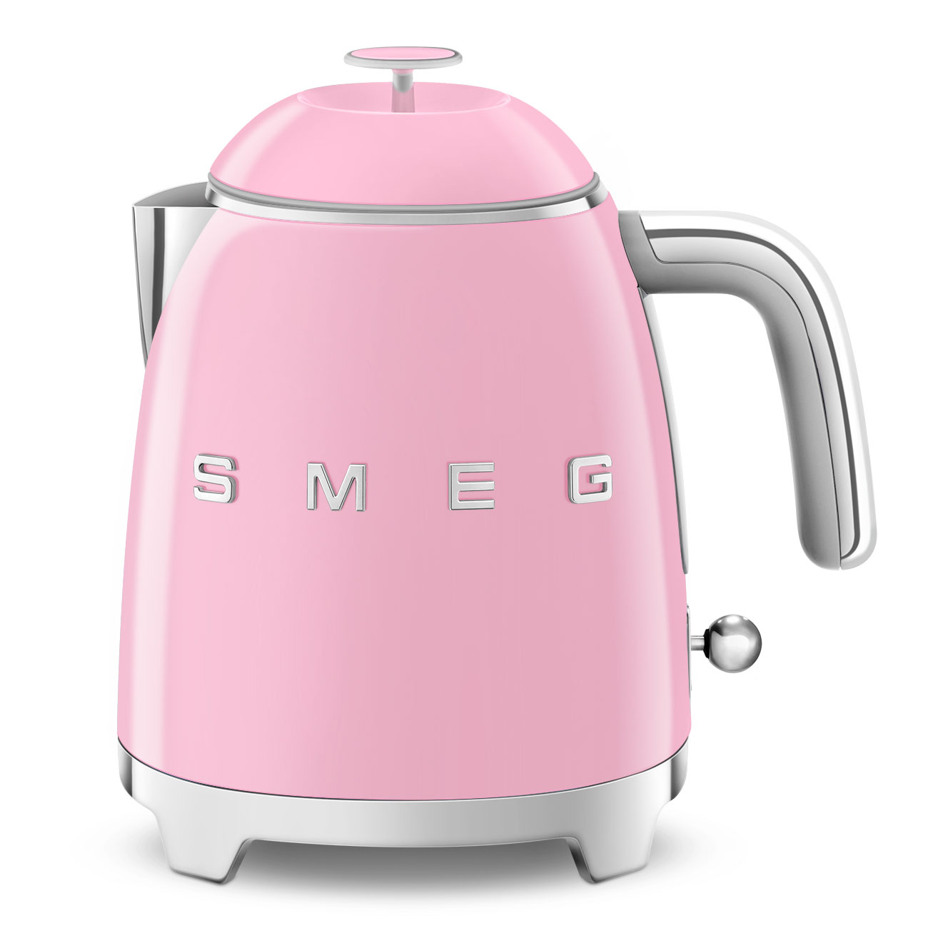 SMEG 0.8L Mini Kettle Pink Retro 50's