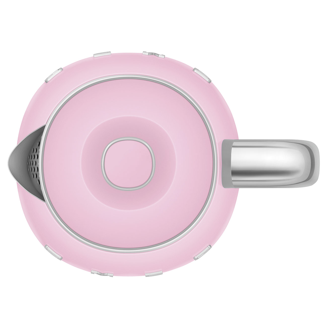 SMEG 0.8L Mini Kettle Pink Retro 50's