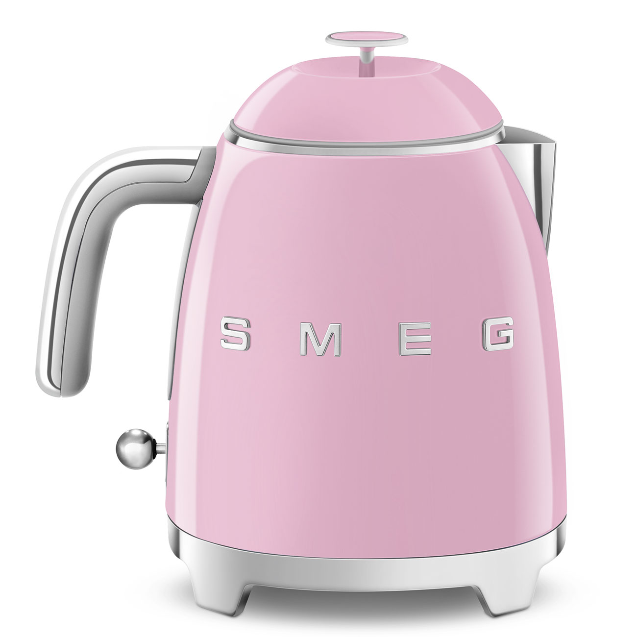 SMEG 0.8L Mini Kettle Pink Retro 50's