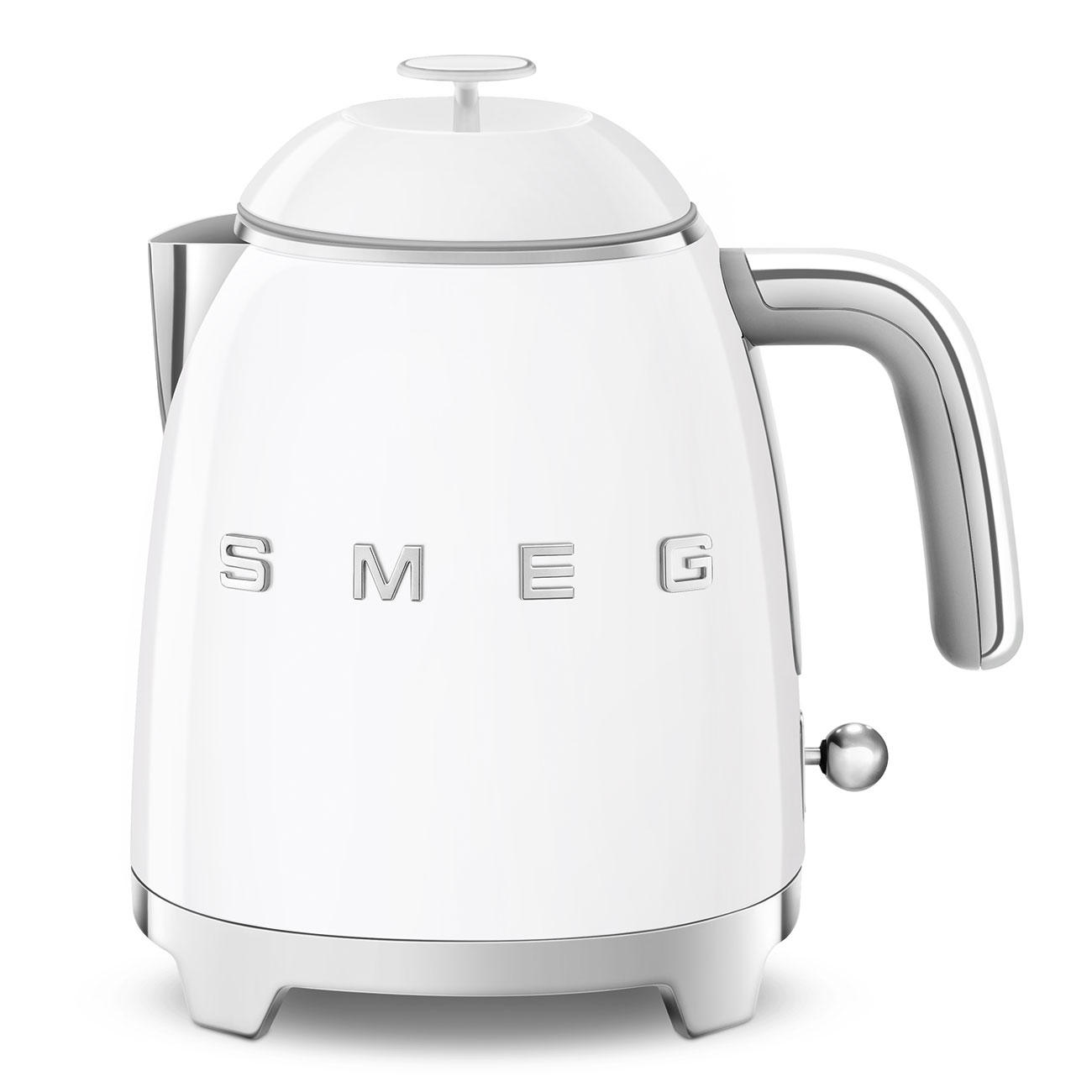 SMEG 0.8L Mini Kettle White Retro 50's