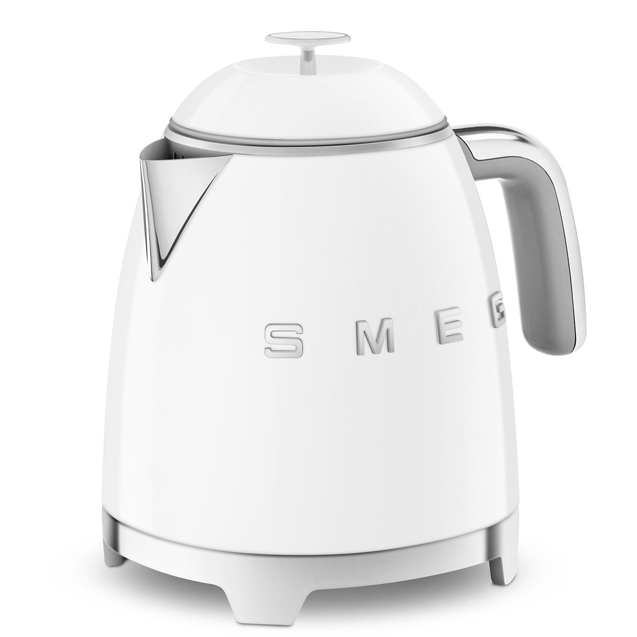 SMEG 0.8L Mini Kettle White Retro 50's