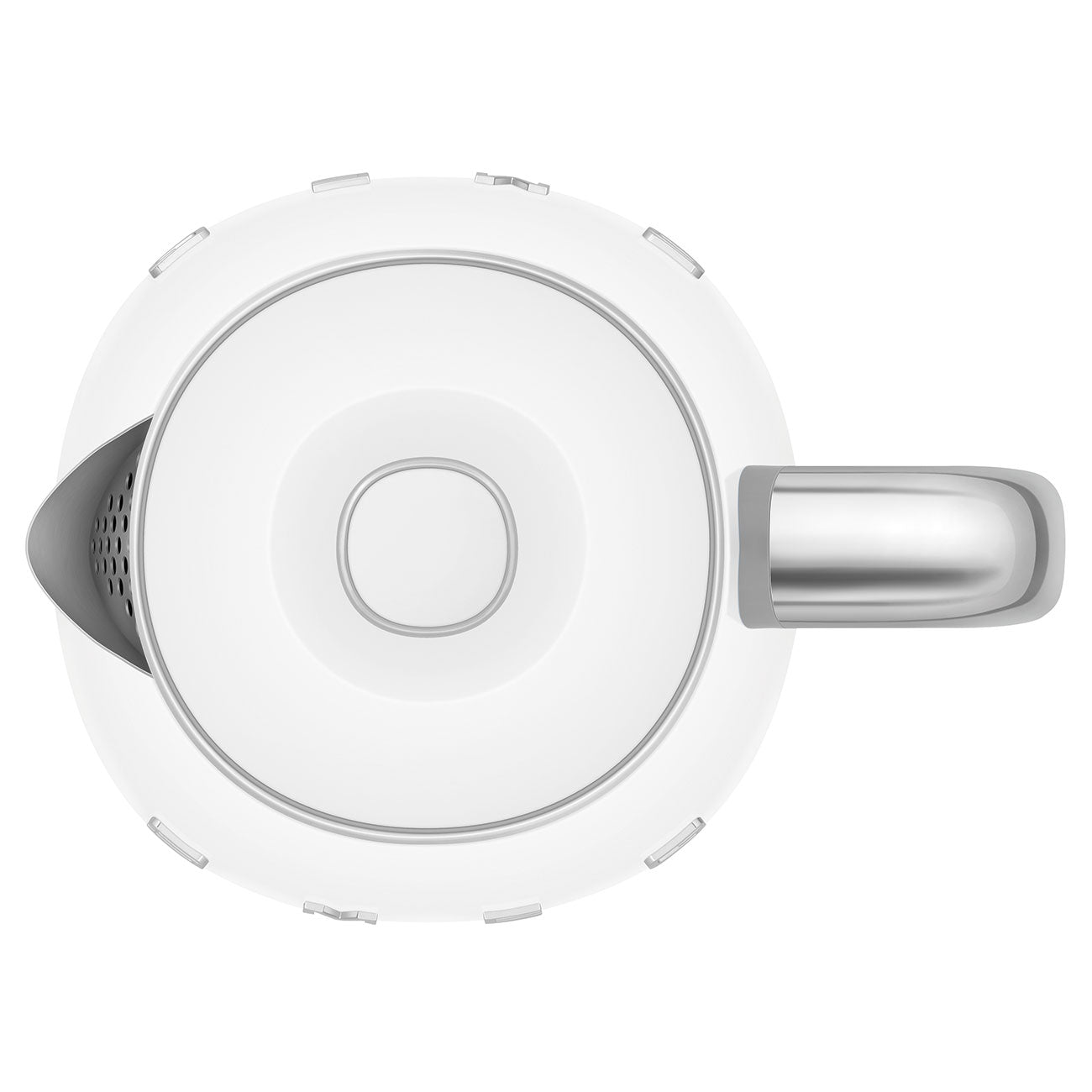 SMEG 0.8L Mini Kettle White Retro 50's