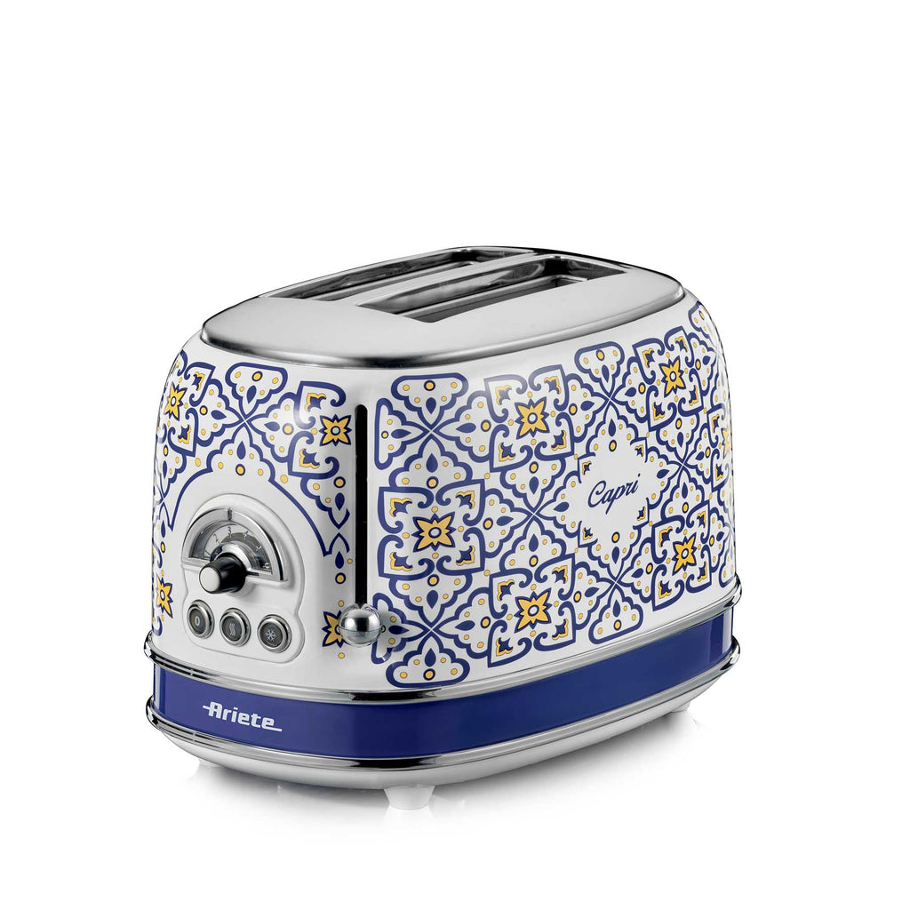ARIETE Vintage Capri 2-Slice Toaster Mediterranean Design