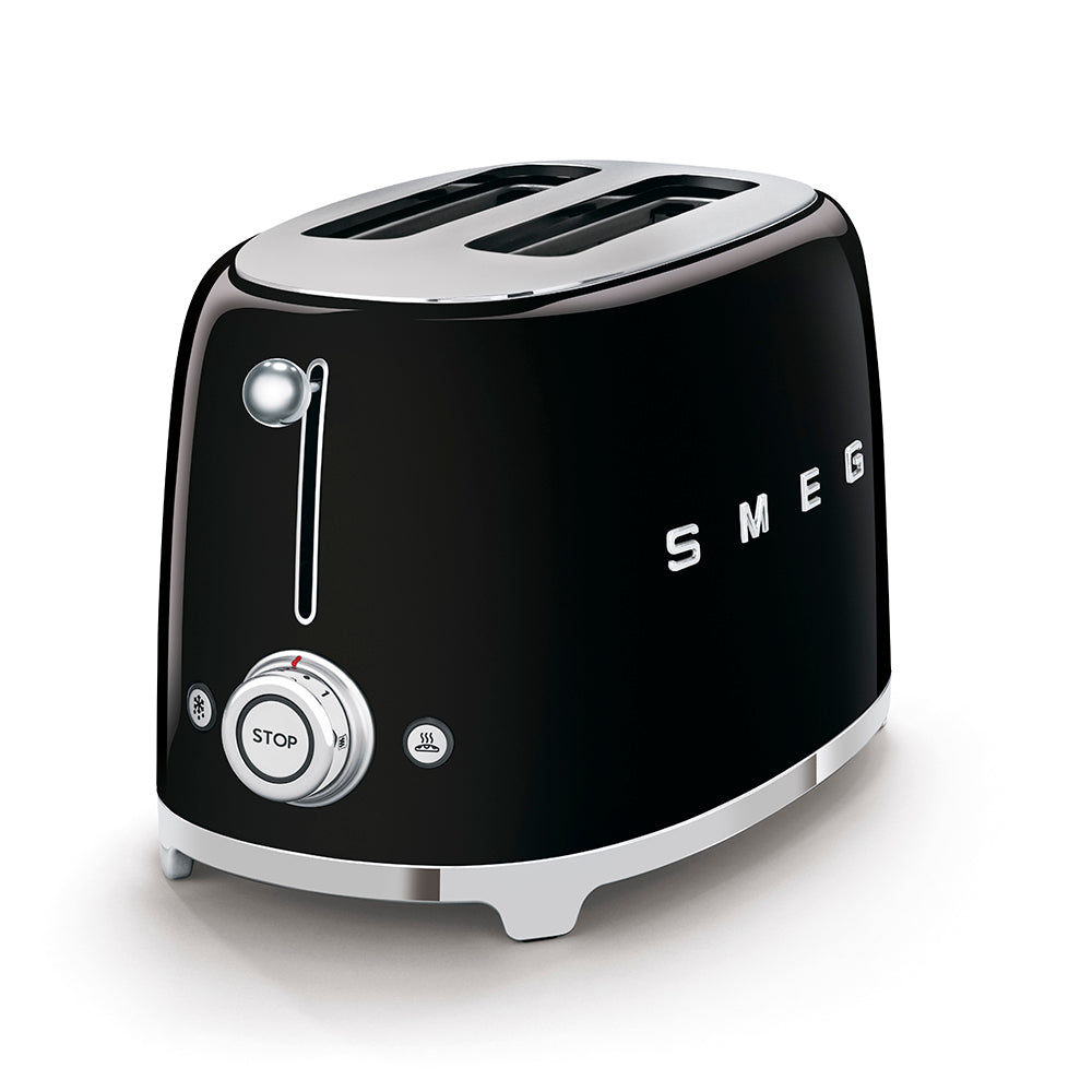 SMEG 2-Slice Toaster Black Retro 50's