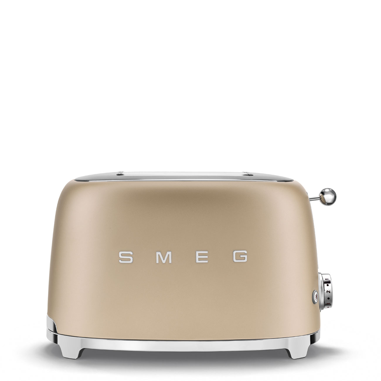 SMEG 2-Slice Toaster Champagne (Matte) Retro 50's
