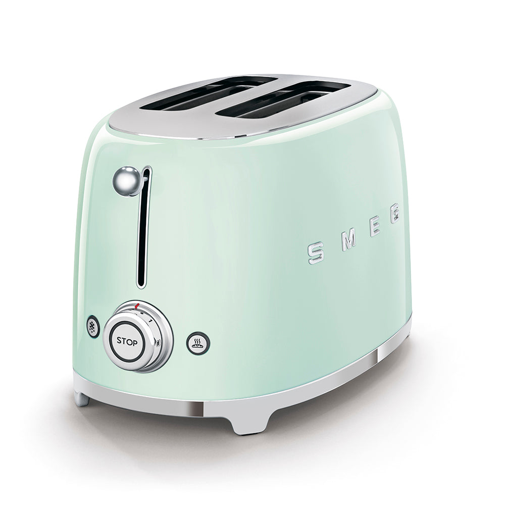 SMEG 2-Slice Toaster Pastel Green Retro 50's
