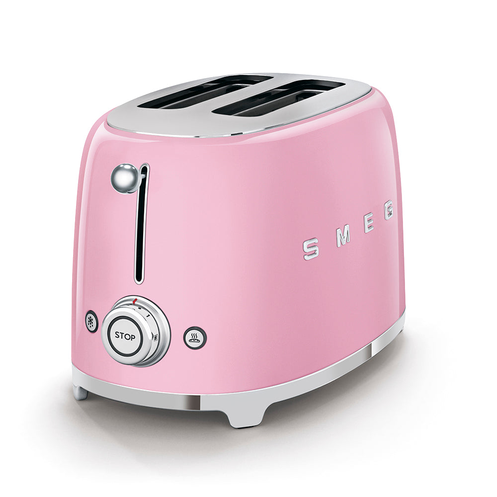 SMEG 2-Slice Toaster Pink Retro 50's