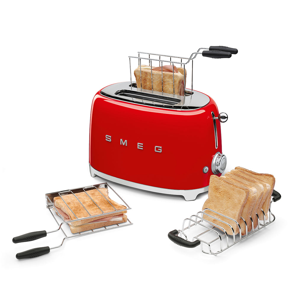 SMEG 2-Slice Toaster Red Retro 50's