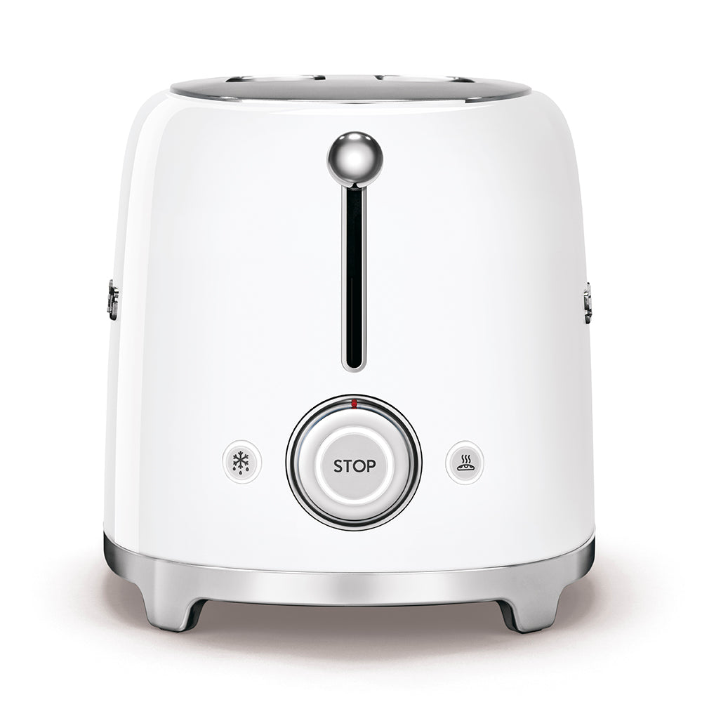 SMEG 2-Slice Toaster White Retro 50's