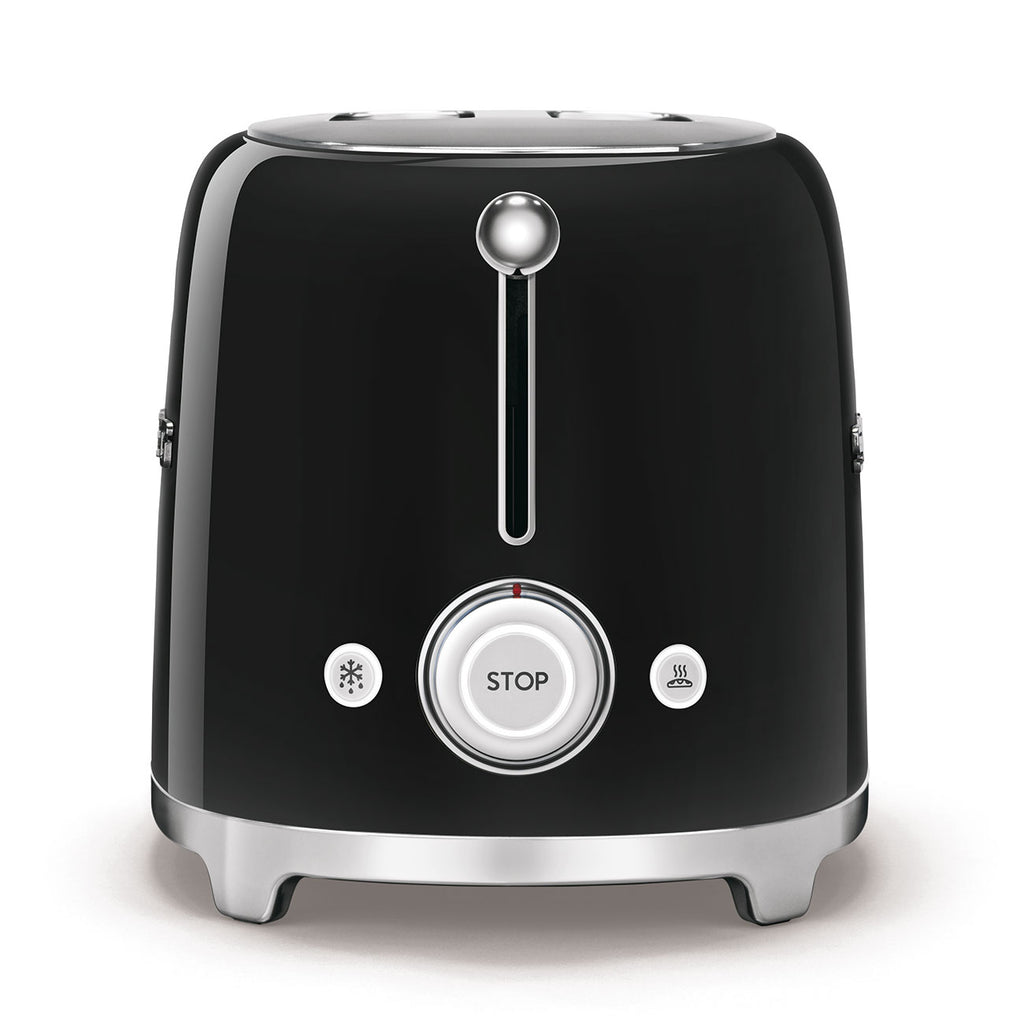 SMEG 4-Slice Toaster Black Retro 50's