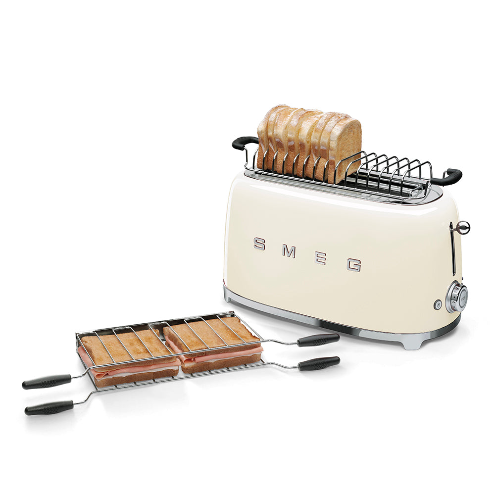 SMEG 4-Slice Toaster Cream Retro 50's