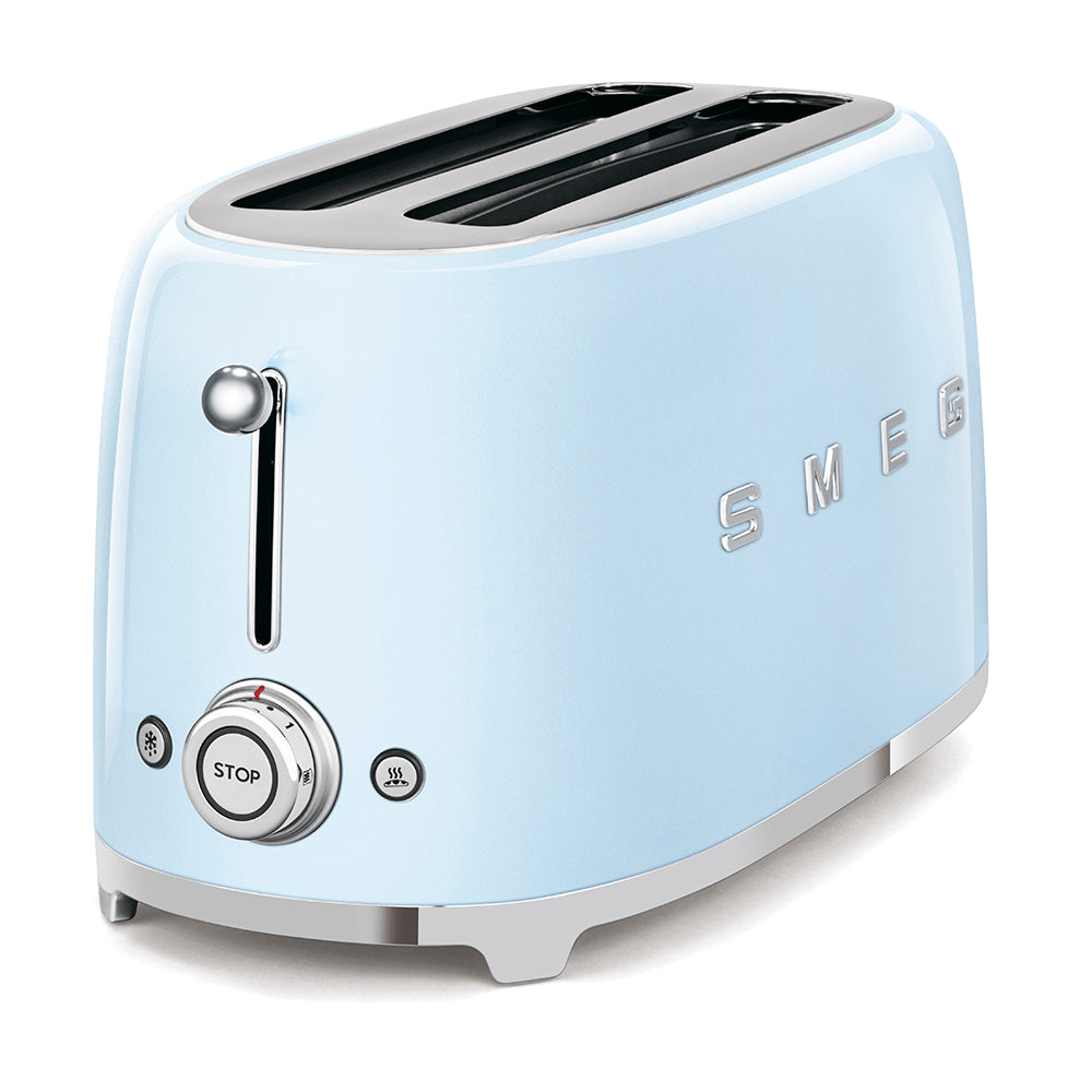 SMEG 4-Slice Toaster Pastel Blue Retro 50's