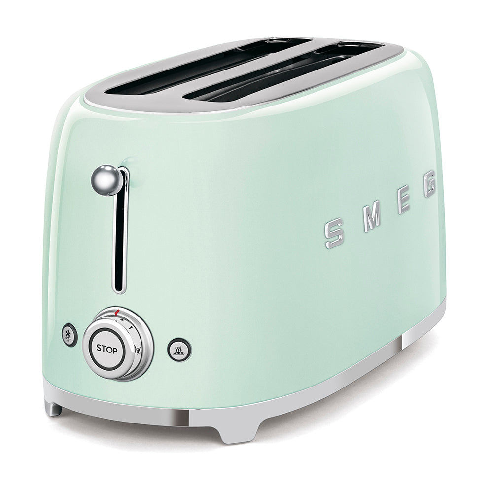 SMEG 4-Slice Toaster Pastel Green Retro 50's
