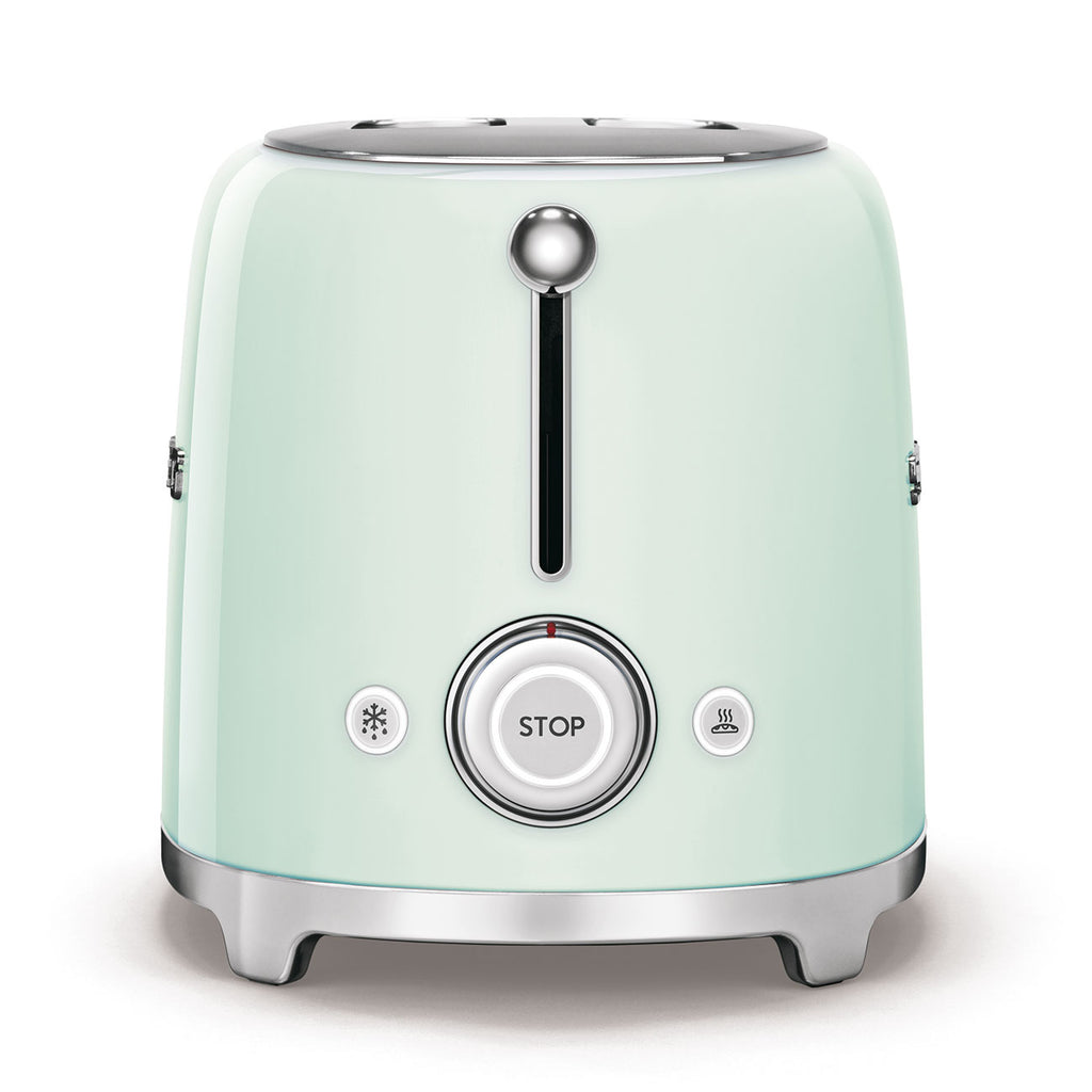 SMEG 4-Slice Toaster Pastel Green Retro 50's