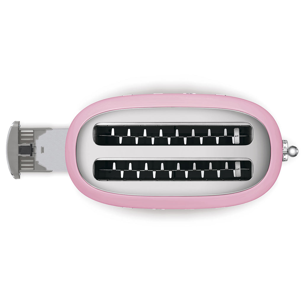 SMEG 4-Slice Toaster Pink Retro 50's