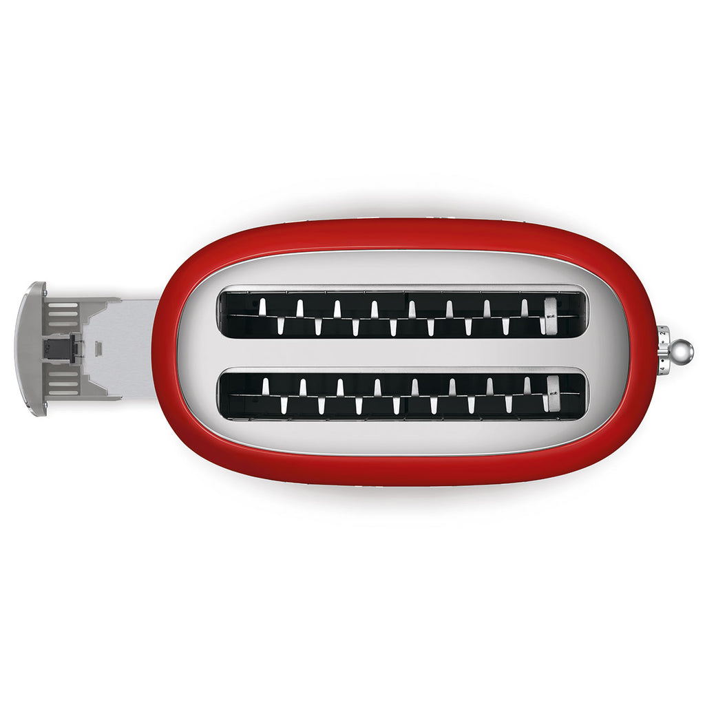 SMEG 4-Slice Toaster Red Retro 50's