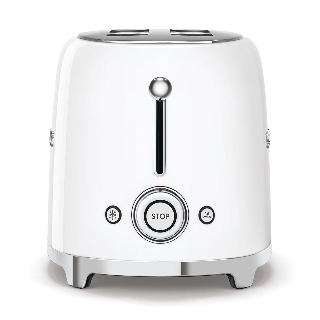 SMEG 4-Slice Toaster White Retro 50's