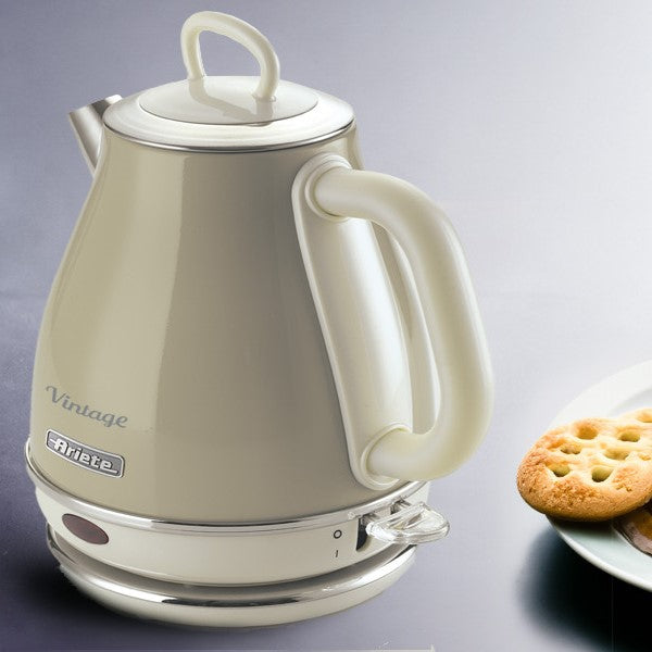ARIETE Vintage 1L Kettle Beige Pear Shape