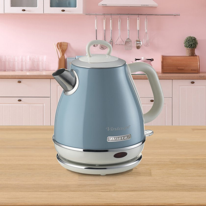 ARIETE Vintage 1L Kettle Blue Pear Shape