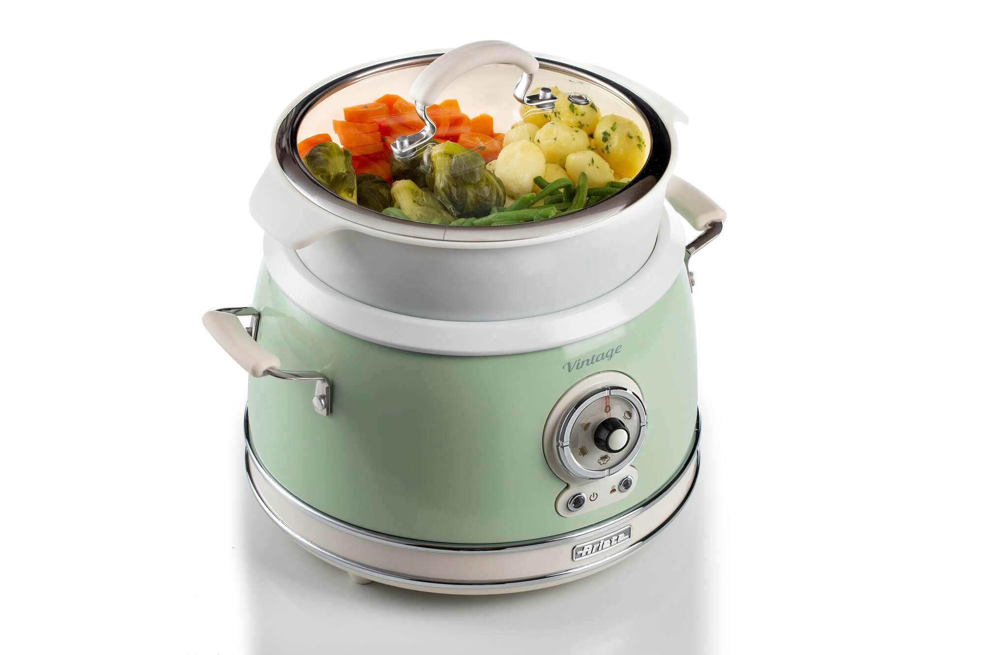 ARIETE Vintage Rice Cooker & Slow Cooker 3.5L Green