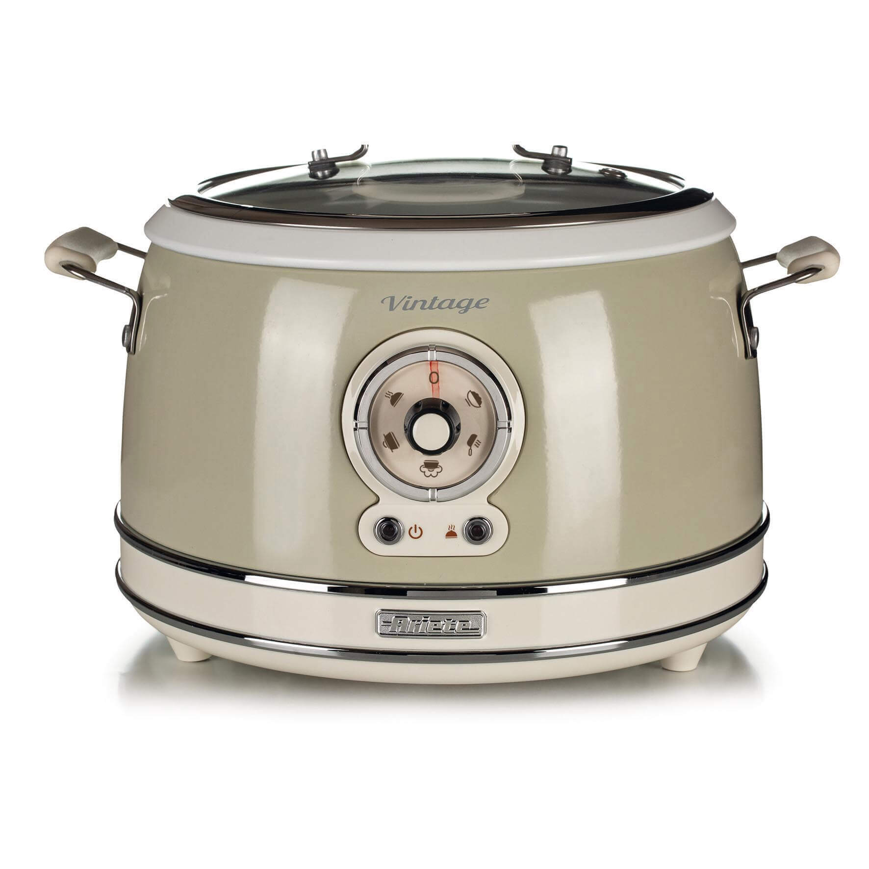 ARIETE Vintage Rice Cooker & Slow Cooker 3.5L Beige