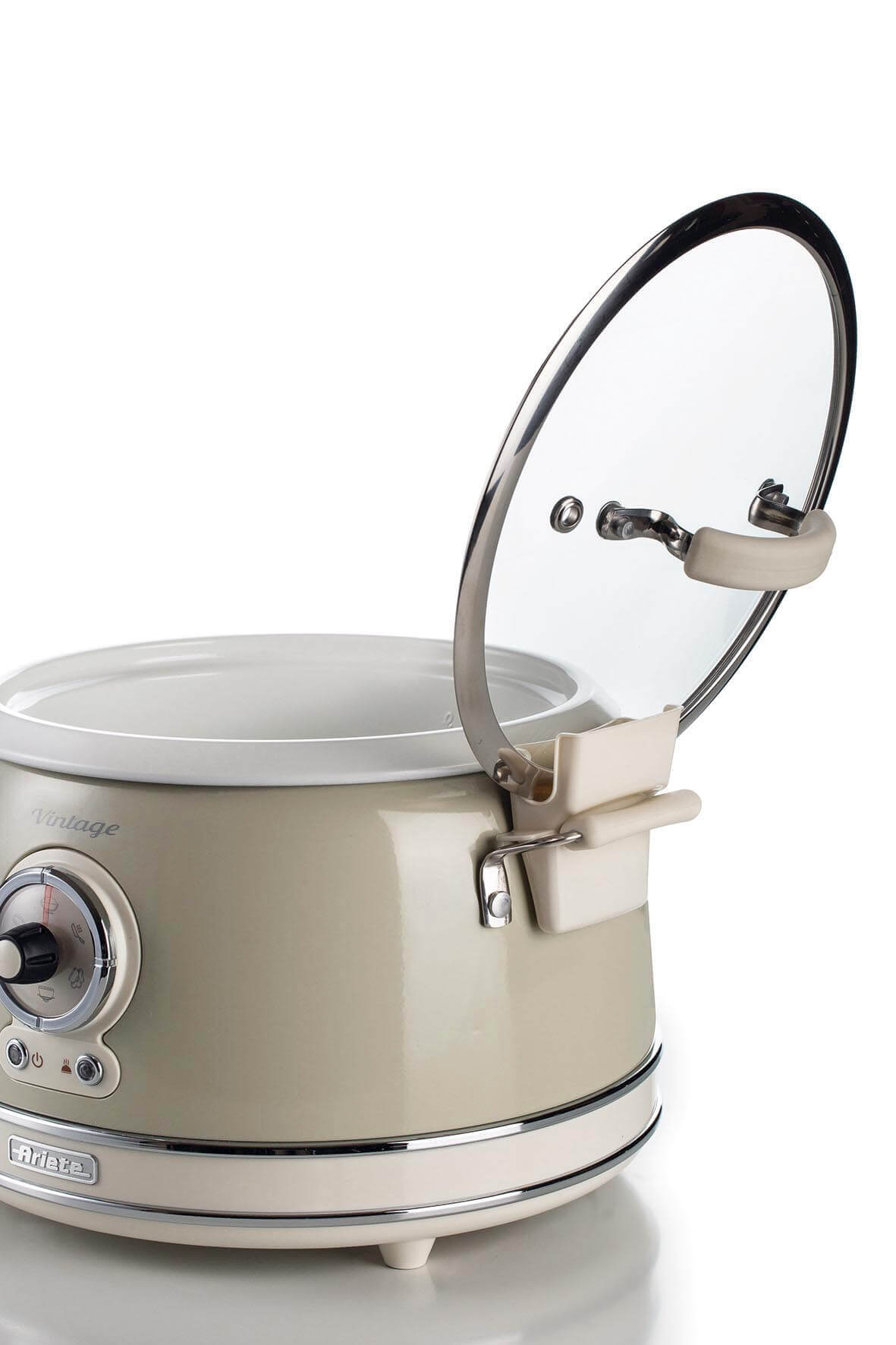 ARIETE Vintage Rice Cooker & Slow Cooker 3.5L Beige