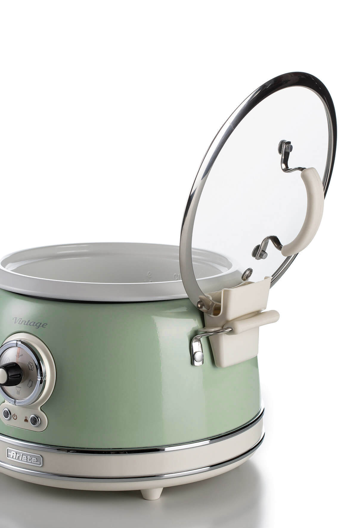 ARIETE Vintage Rice Cooker & Slow Cooker 3.5L Green