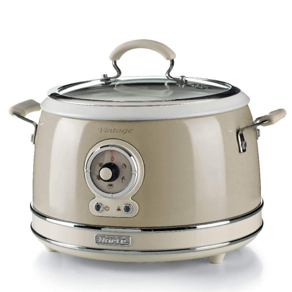 ARIETE Vintage Rice Cooker & Slow Cooker 3.5L Beige