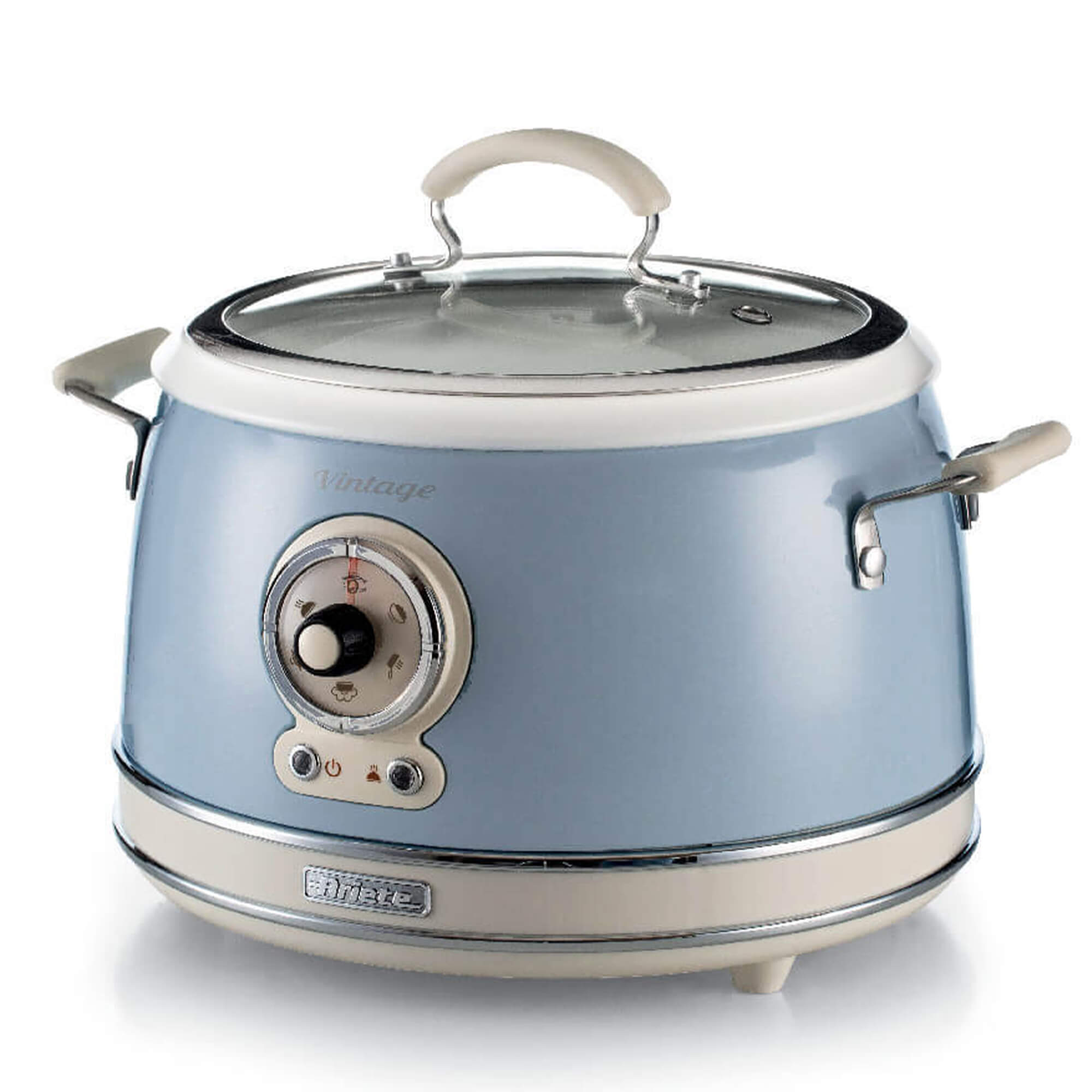 ARIETE Vintage Rice Cooker & Slow Cooker 3.5L Blue
