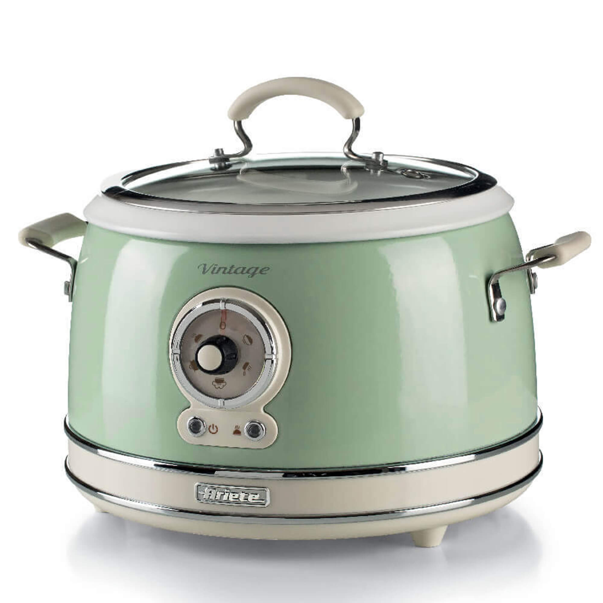 ARIETE Vintage Rice Cooker & Slow Cooker 3.5L Green